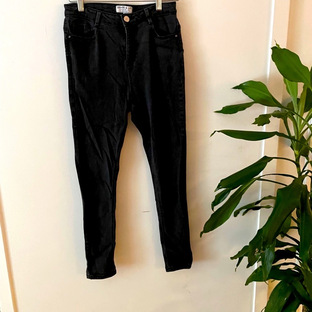 Dorothy Perkins Black Skinny Jeans Size 8